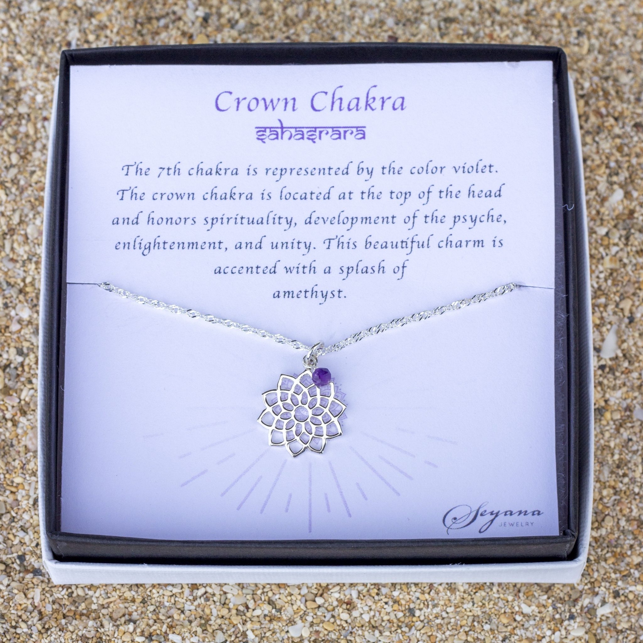 Crown Chakra Pendant - Sahasrara - Seyana Jewelry